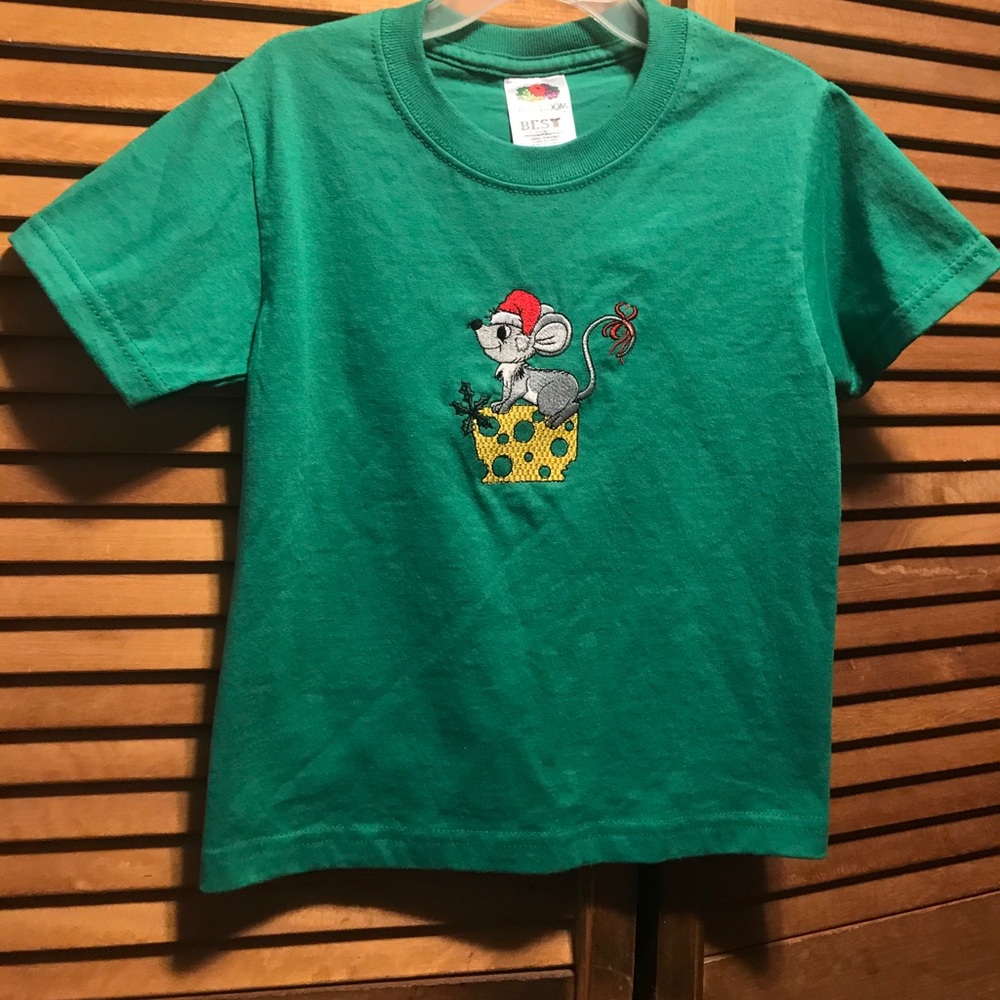 Kelly Green Christmas Tee Shirt